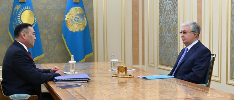 Президент принял председателя Комитета национальной безопасности Ермека Сагимбаева