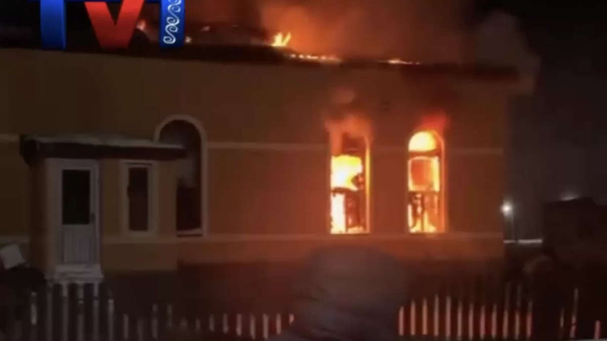 В Карагандинской области сгорела сельская мечеть