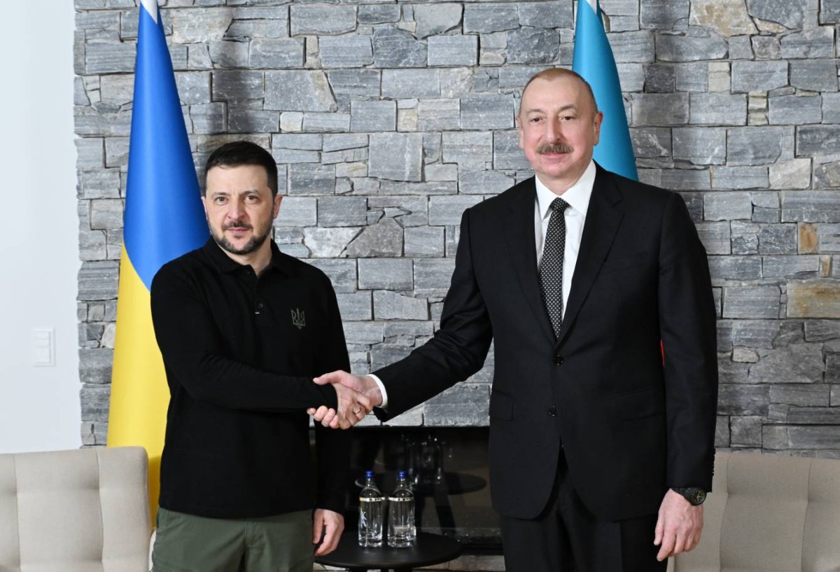 Президент Азербайджана встретился с Зеленским