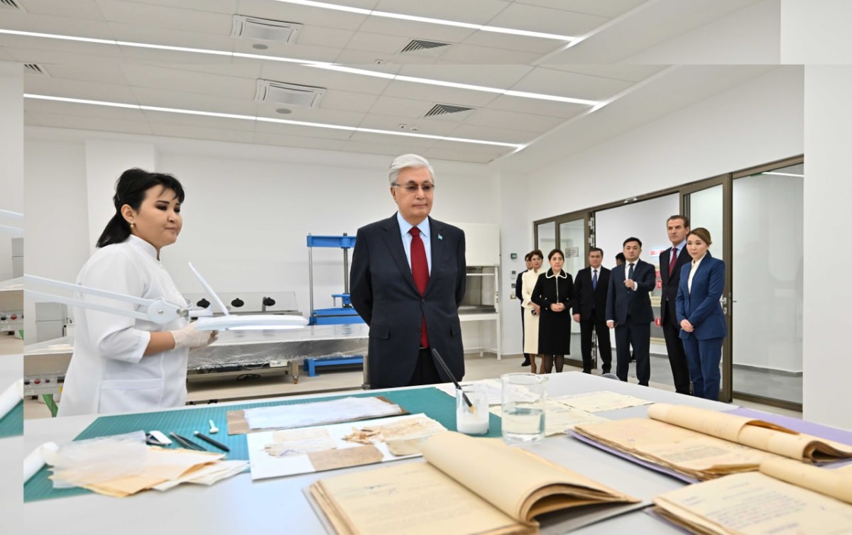 Касым-Жомарт Токаев посетил новое здание Архива Президента Республики Казахстан