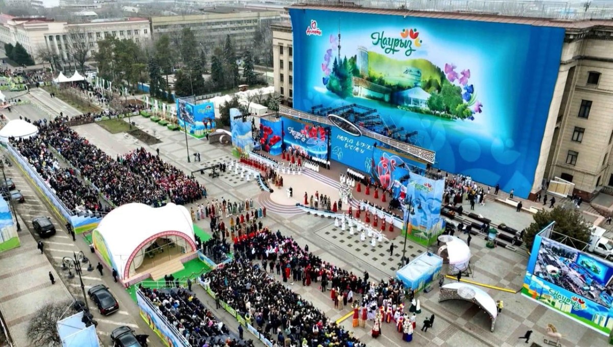 В Алматы Наурыз мейрамы отмечается в широком масштабе.