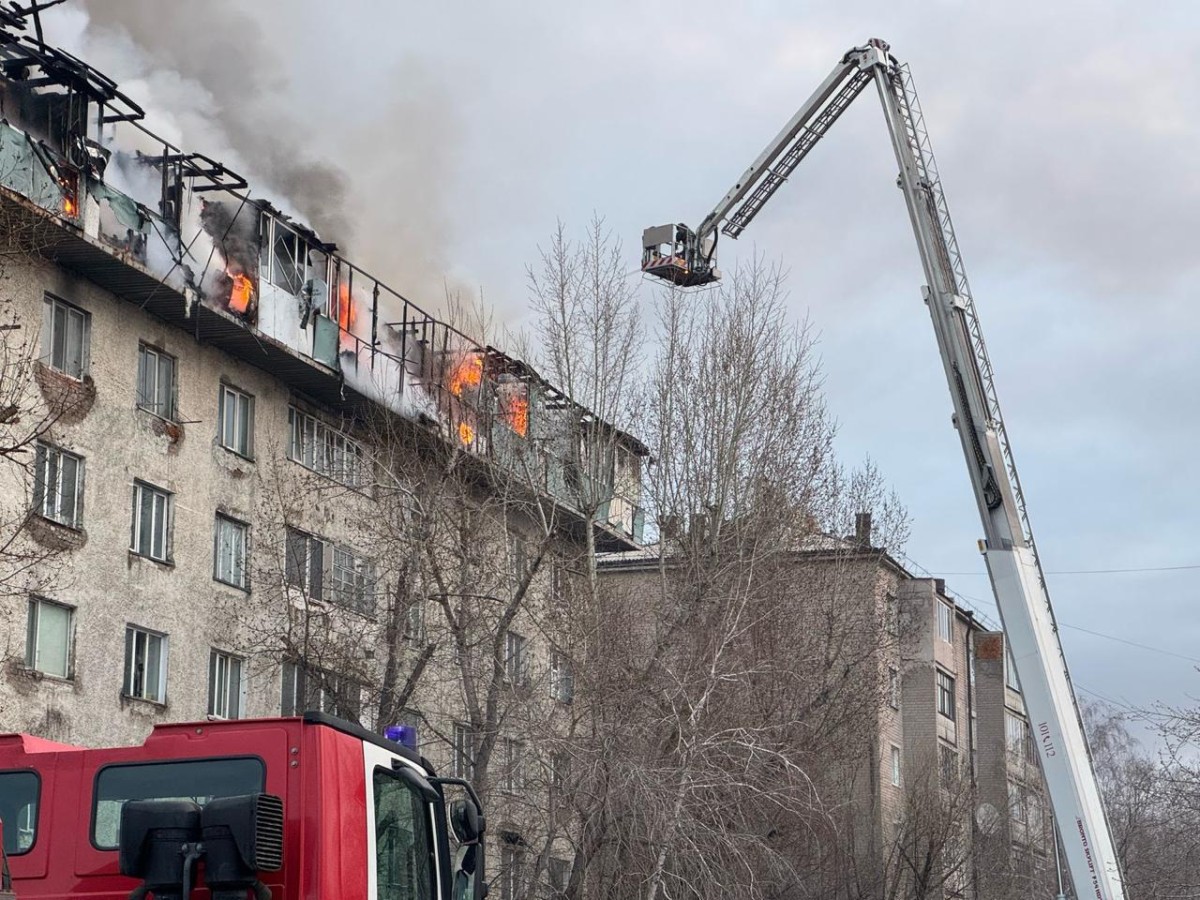 В Астане произошел пожар в общежитии