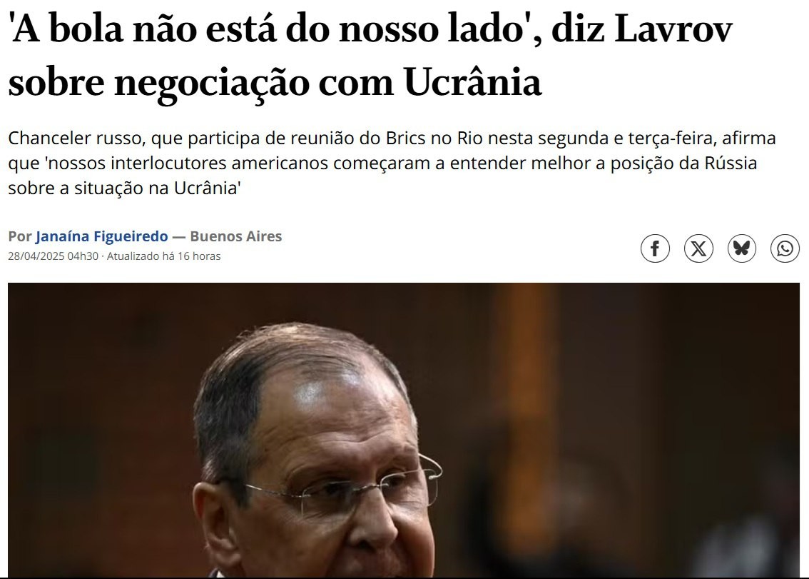 Сергей Лавров назвал условия России для начала переговоров с Украиной.