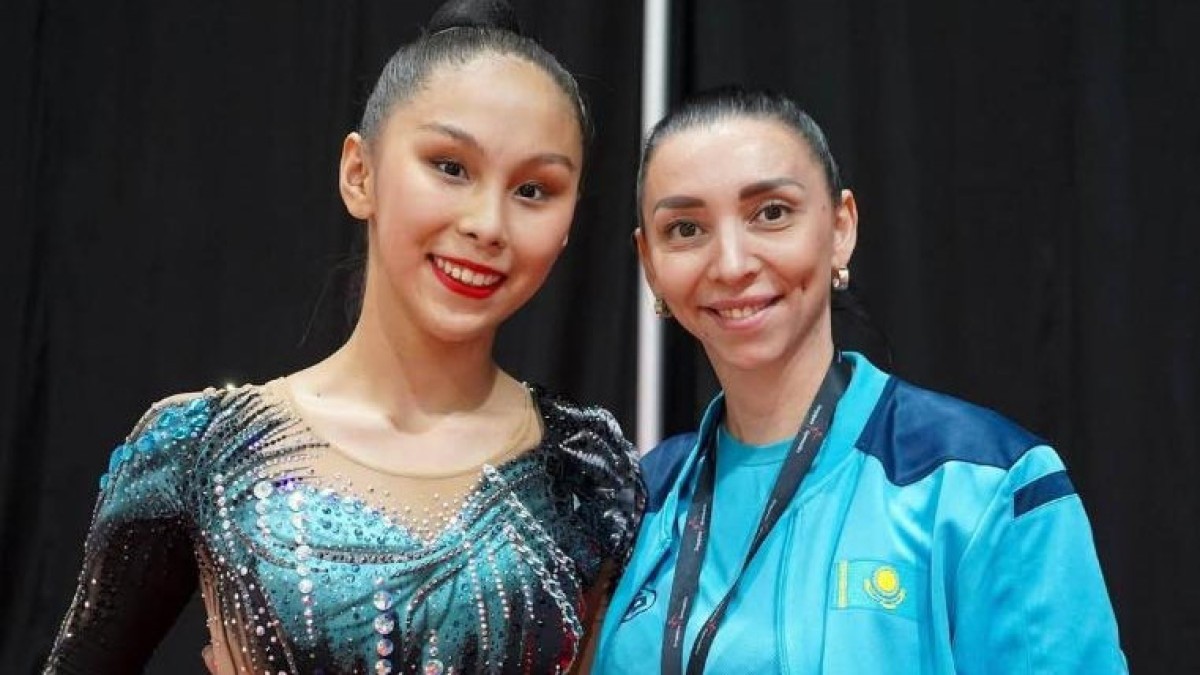 Айбота Ертайқызы завоевала золотую медаль на чемпионате Азии по художественной гимнастике.