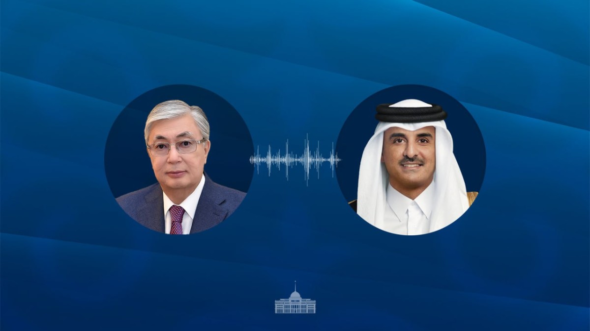 Президент Казахстана провел телефонный разговор с Эмиром Государства Катар