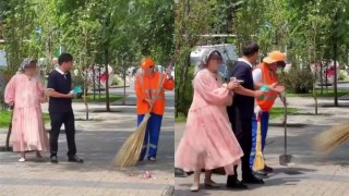 В Алматы мужчину, устроившего неуместный пранк, арестовали на 10 суток.