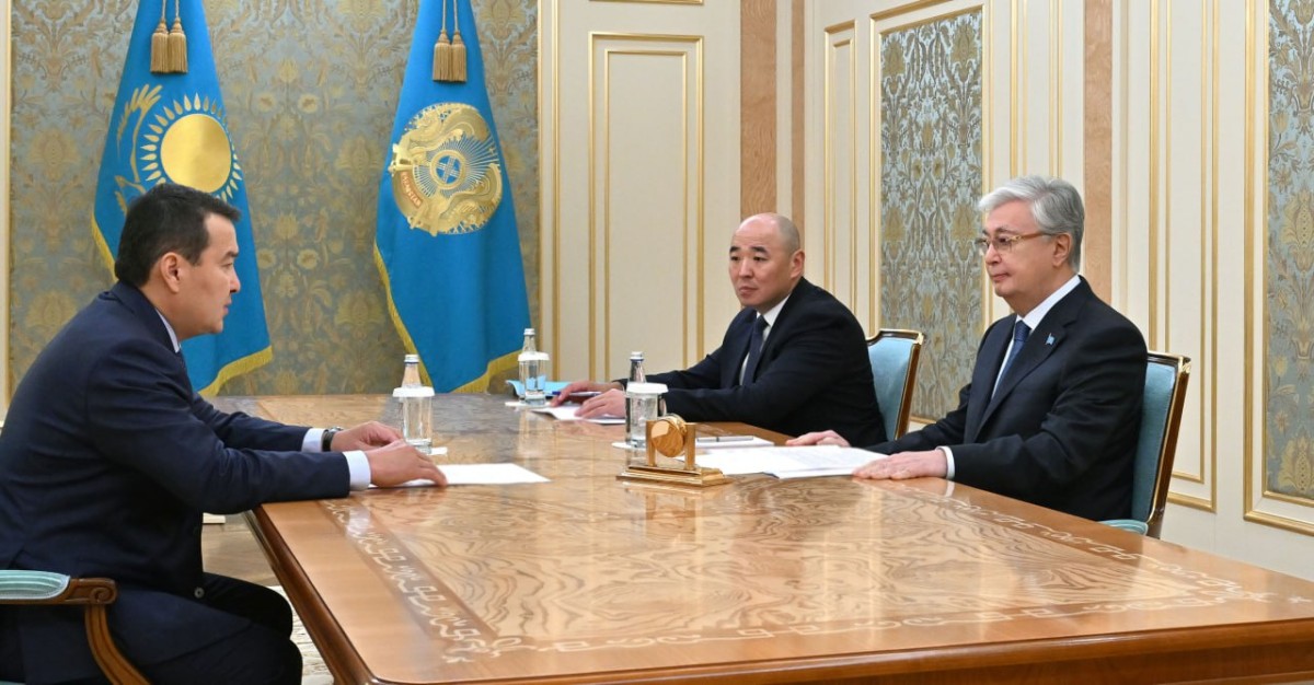 Президент принял председателя Высшей палаты аудиторов Алихана Смаилова
