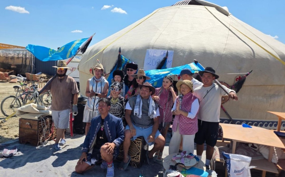 Казахстан был представлен на фестивале «Burning Man» в США