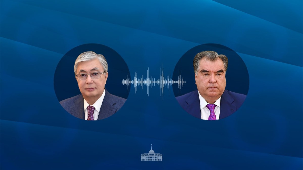 Касым-Жомарт Токаев провел телефонный разговор с Президентом Таджикистана Эмомали Рахмоном