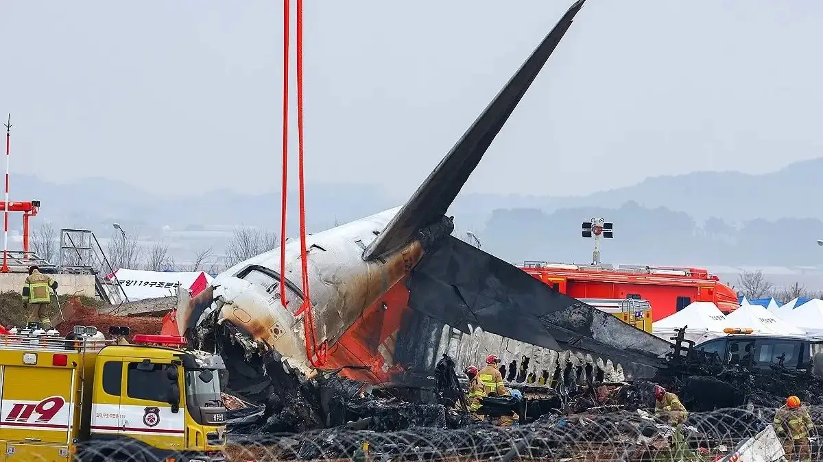 Из «черного ящика» потерпевшего крушение самолета в Южной Корее получены данные