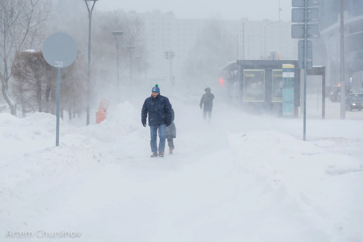 9 марта по большей части Казахстана было объявлено штормовое предупреждение.