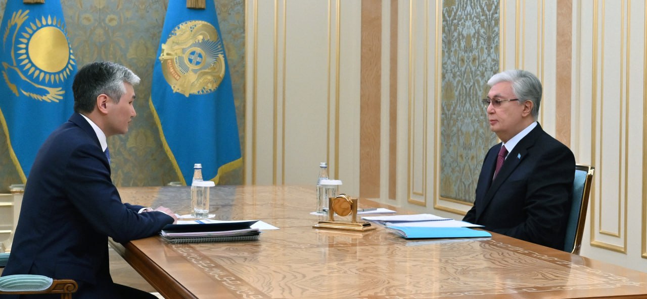 Президент принял акима Улытауской области Дастана Рыспекова