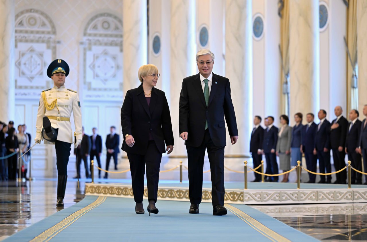 Президент Словении Наташа Пирц-Мусар прибыла в Казахстан с официальным визитом