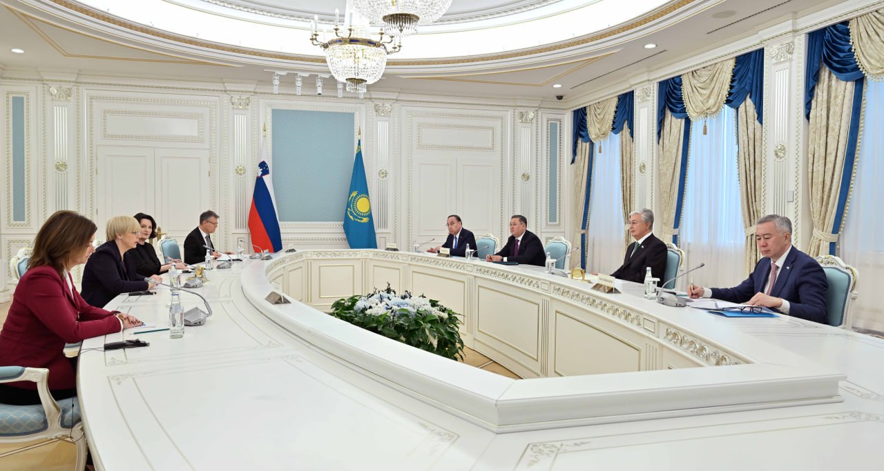 Касым-Жомарт Токаев и Наташа Пирц-Мусар провели переговоры в узком составе