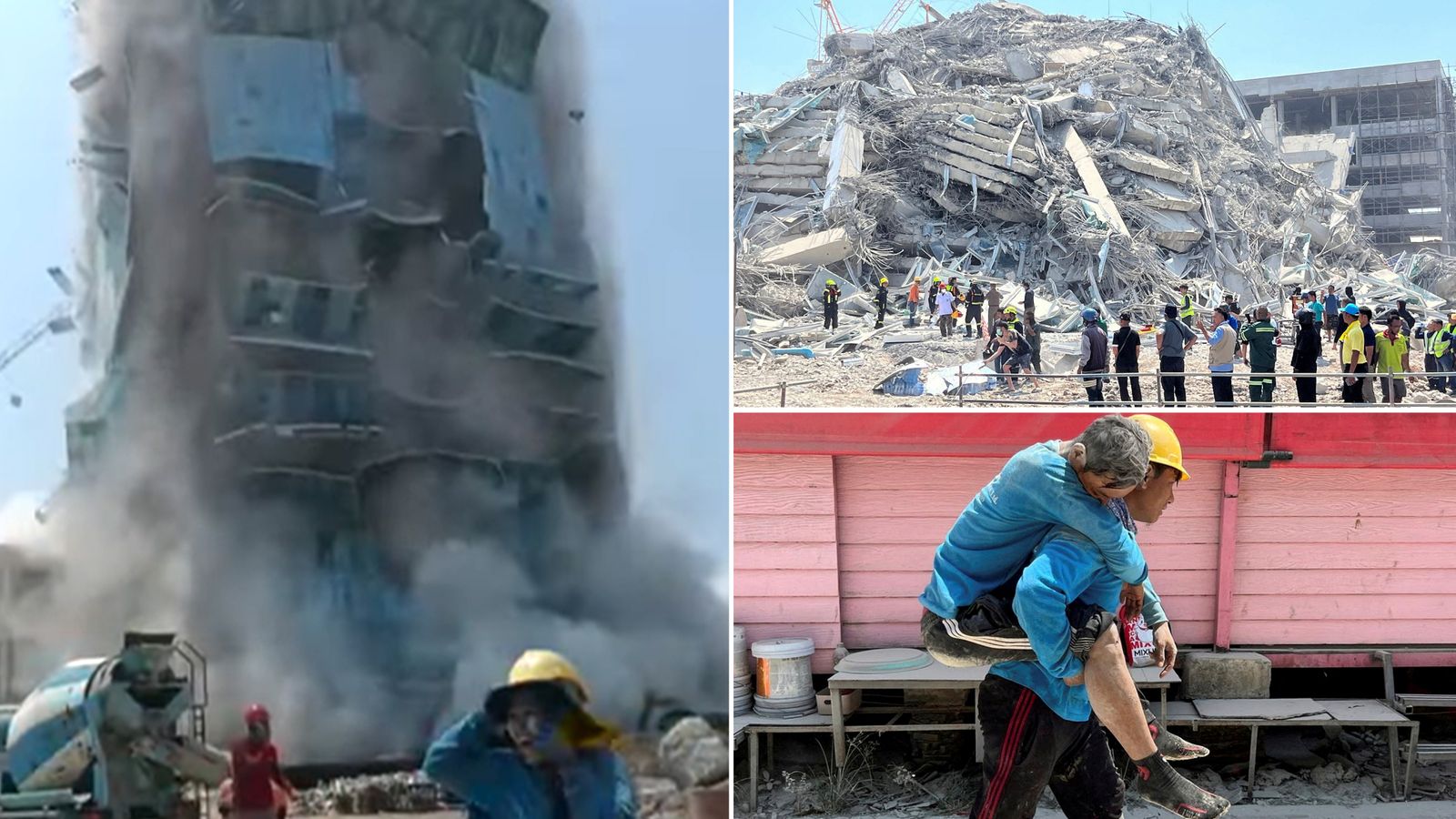 В Мьянме произошло землетрясение магнитудой 7,7.