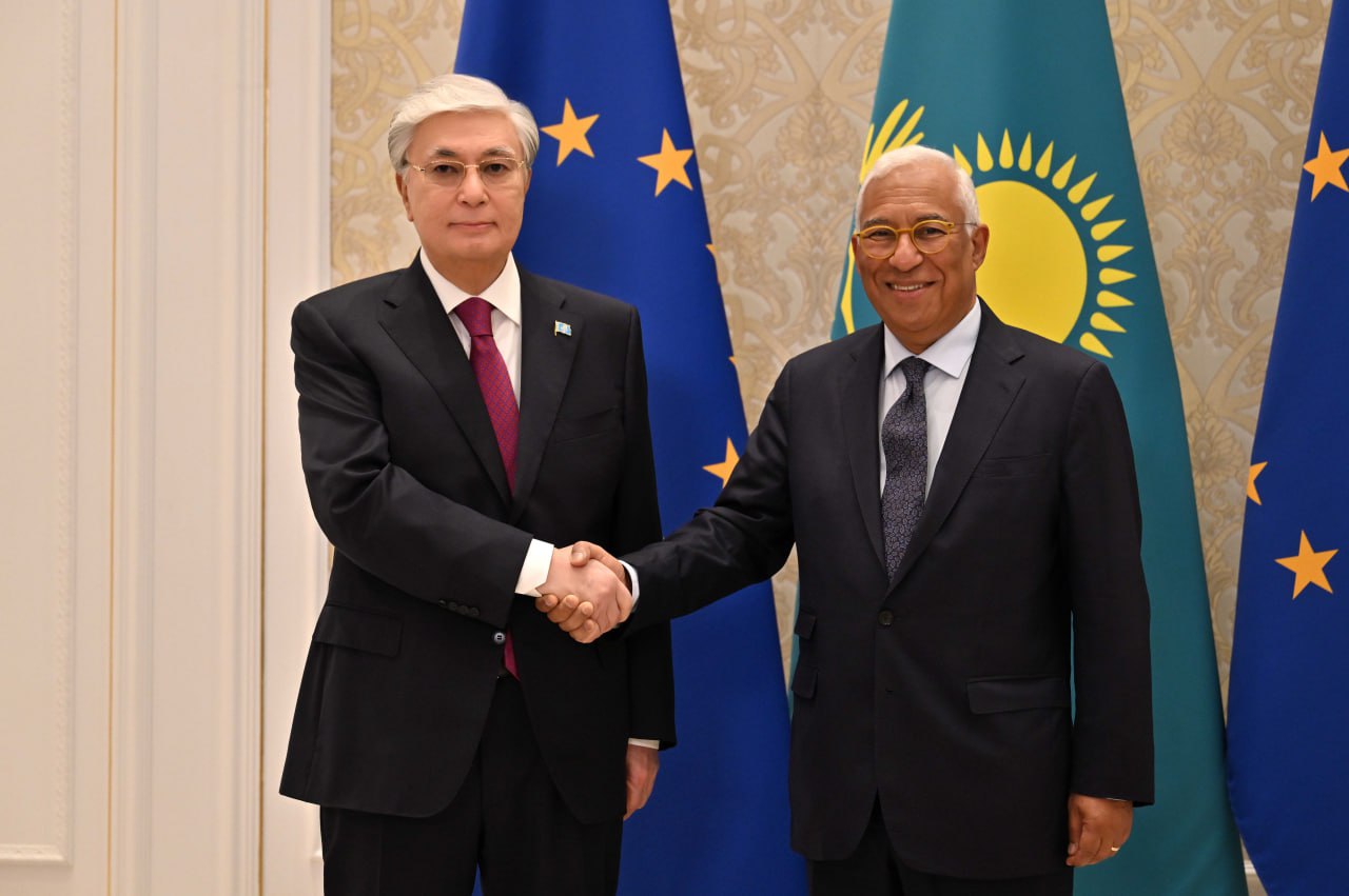 Касым-Жомарт Токаев встретился с Президентом Европейского совета Антониу Кошта.