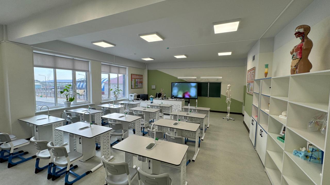 В этом году в стране будет введено в эксплуатацию 112 школ.