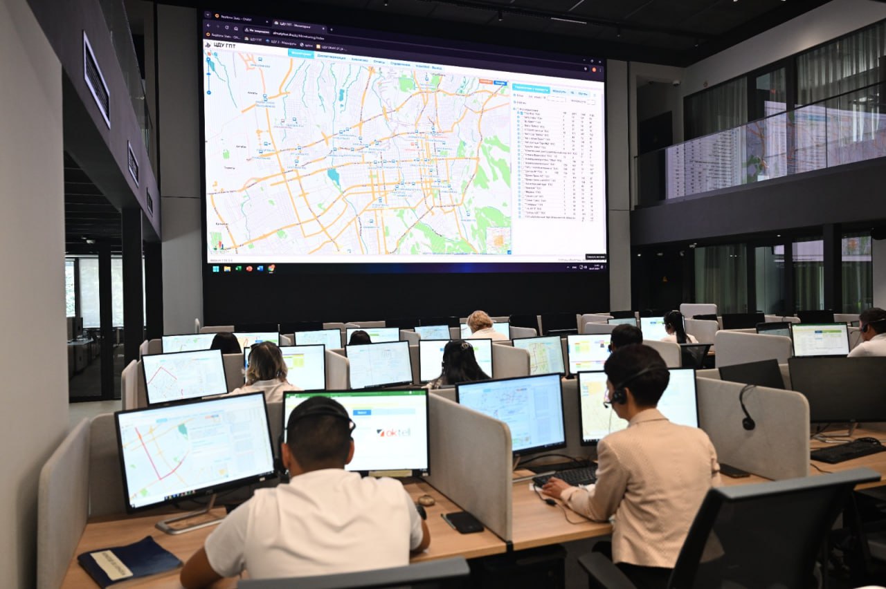 В Алматы внедряется интеллектуальная транспортная система