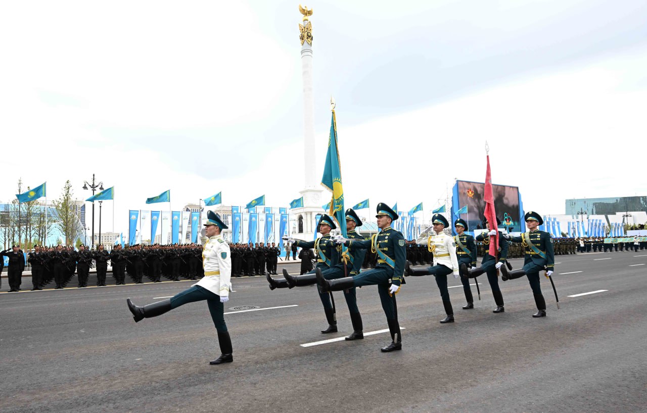 Военный парад, посвященный 80-летию Великой Победы, начался