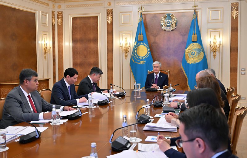 Глава государства принял годовой отчет Национального банка