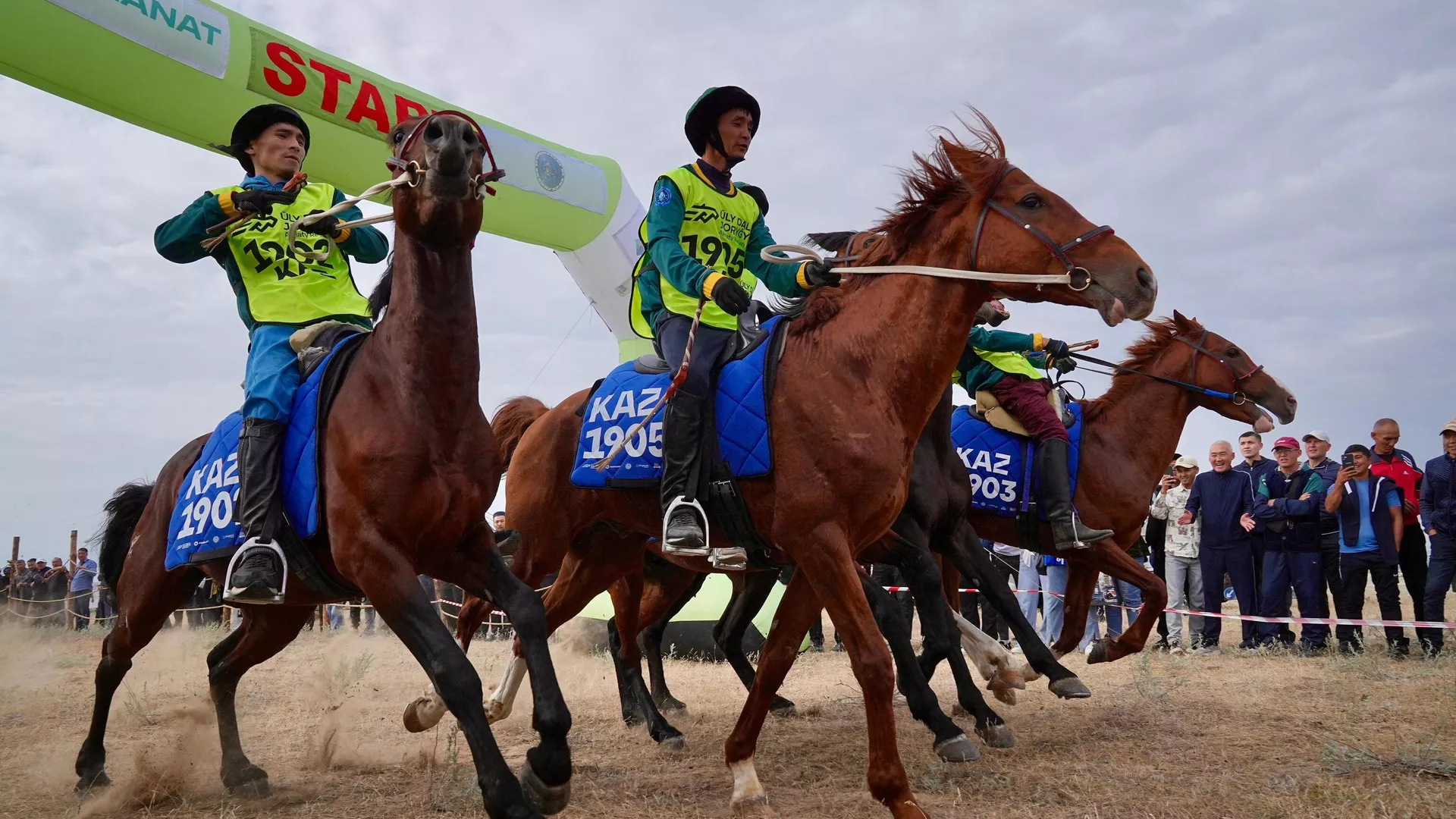 В Алматинской области стартовал международный марафон-байга «Великий Шелковый путь»