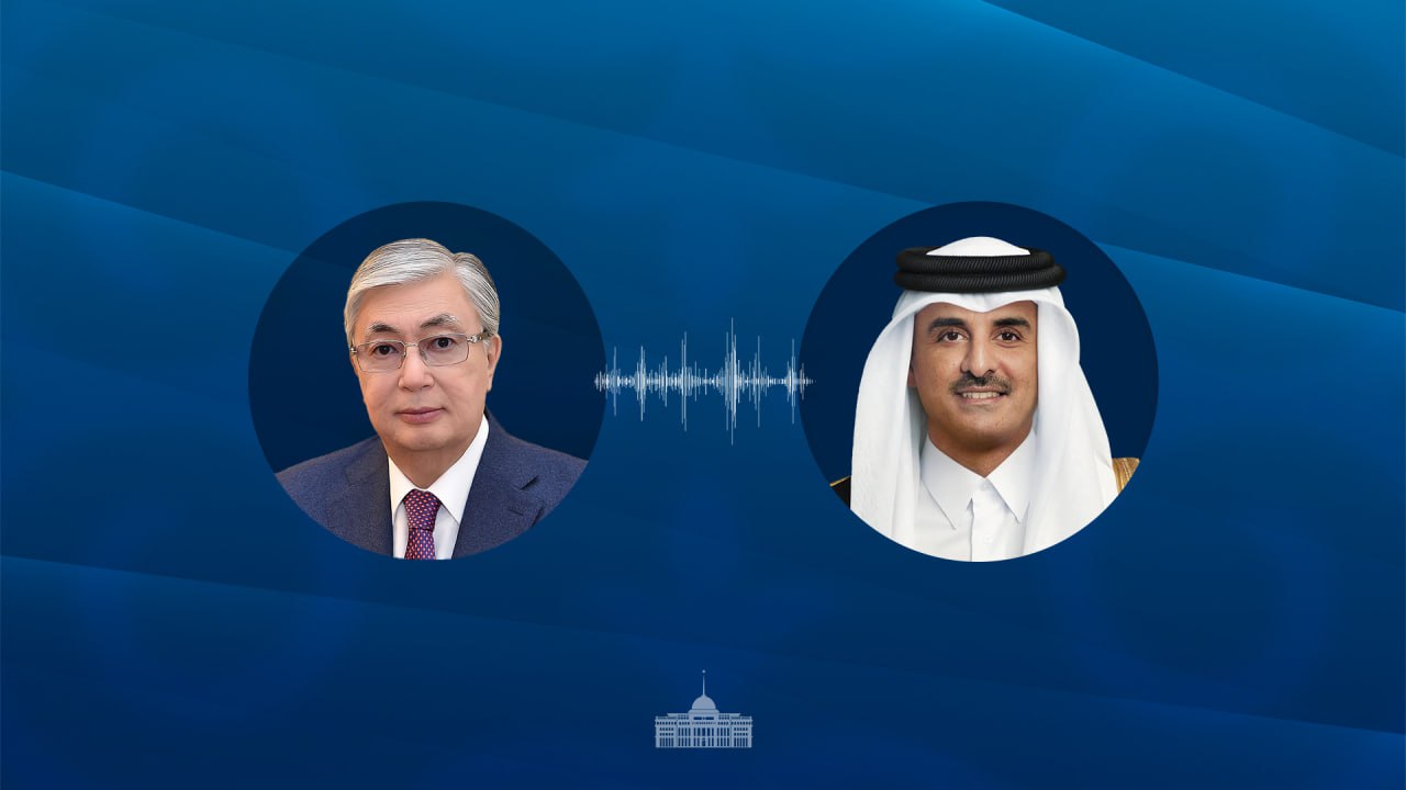 Президент Казахстана провел телефонный разговор с Эмиром Государства Катар