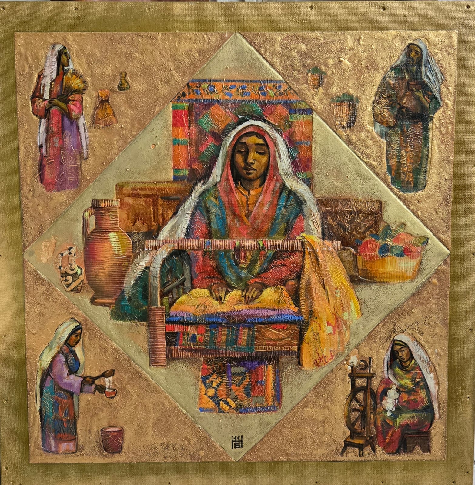 В Алматы прошла выставка работ Нэлли Бубэ