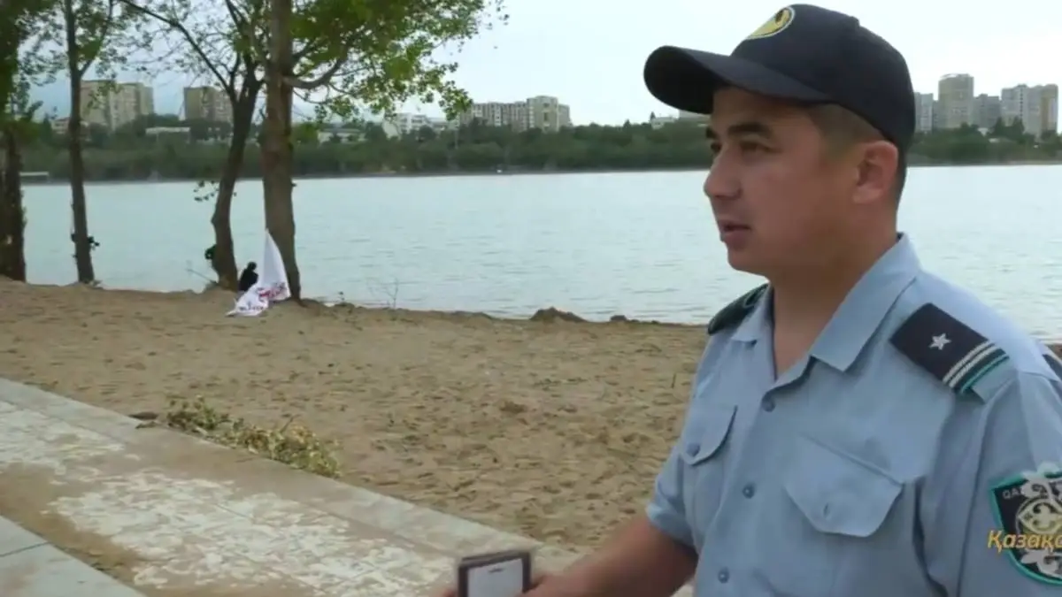Как обеспечивается общественная безопасность на берегу озера «Сайран»