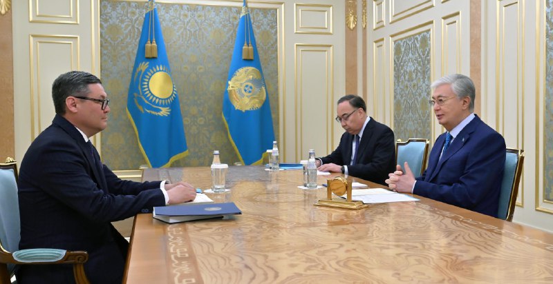 Касым-Жомарт Токаев принял специального представителя президента по Афганистану Еркина Тукумова