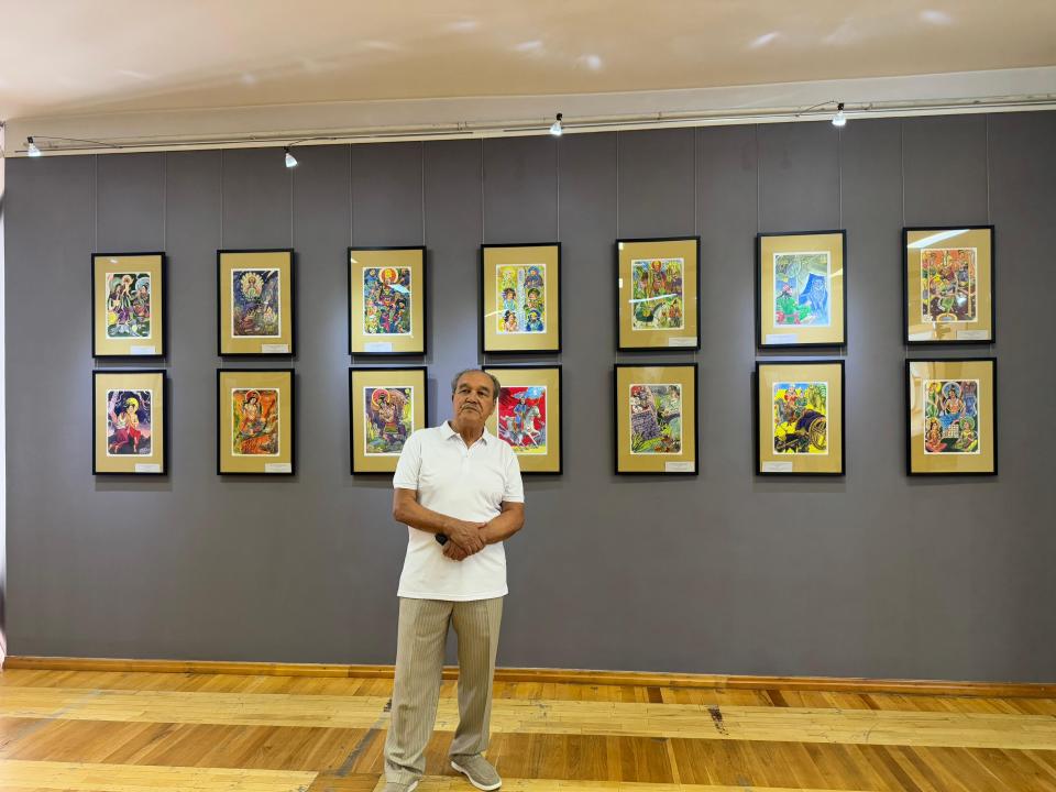 В Алматы открылась персональная выставка Кураша Зульфикара