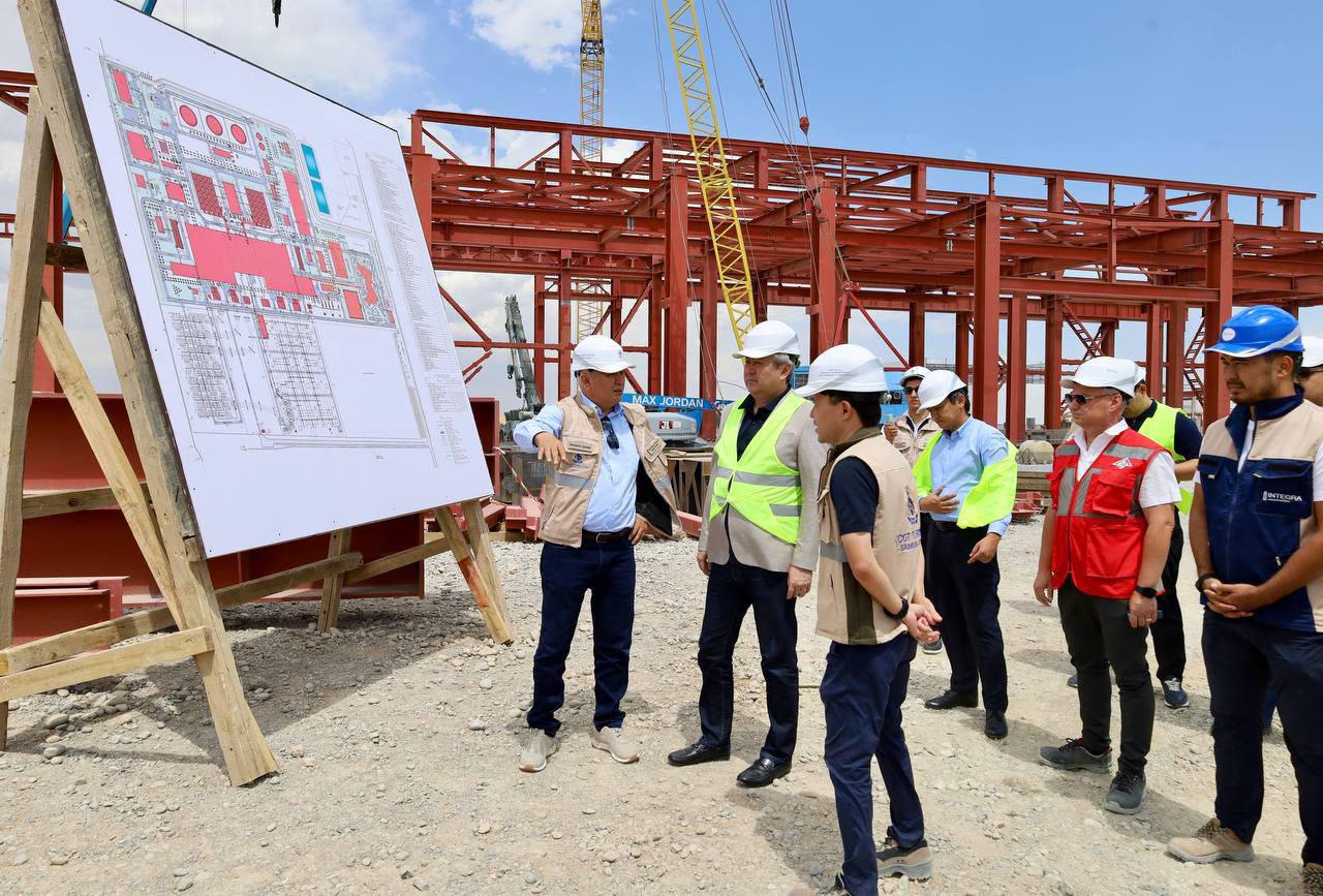 В Туркестанской области строится электростанция мощностью 1000 мегаватт.