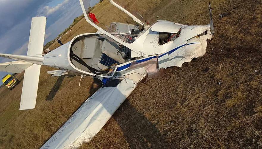 Рядом с Астаной разбился частный самолет, два человека погибли.