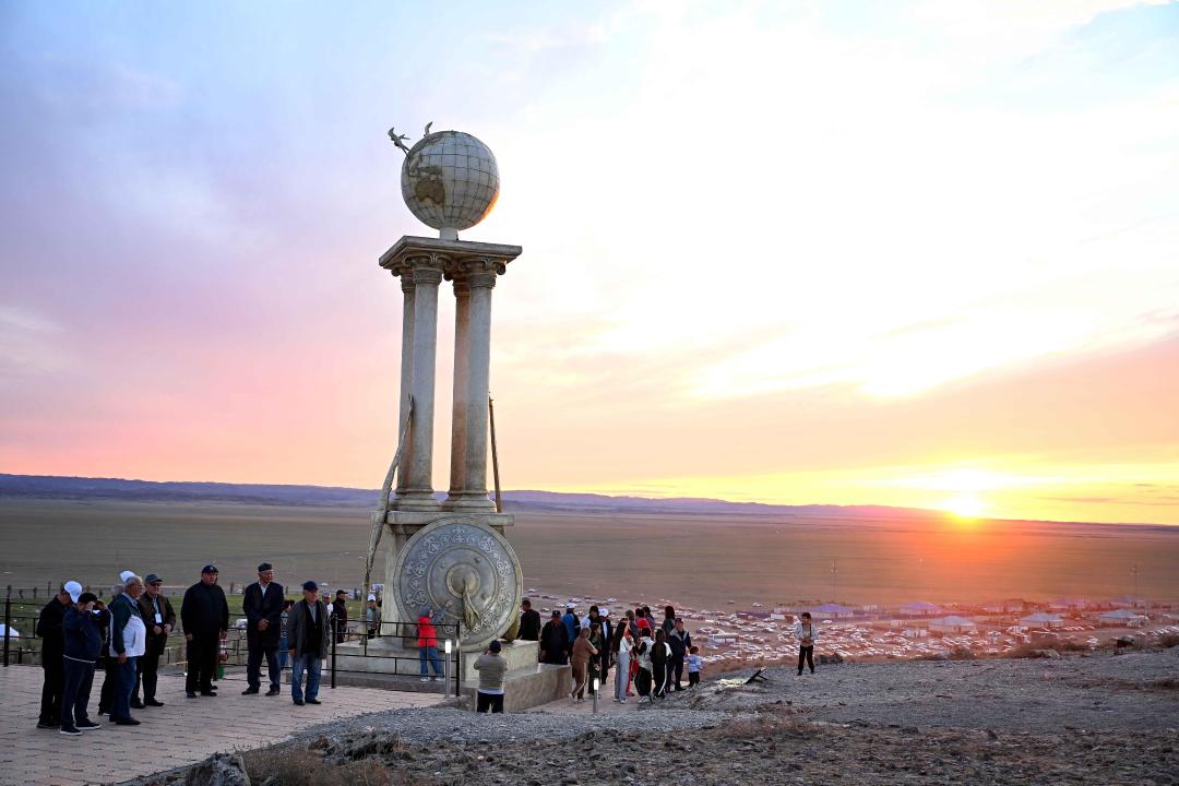 В Абайском районе открылась стела «Абай елі».