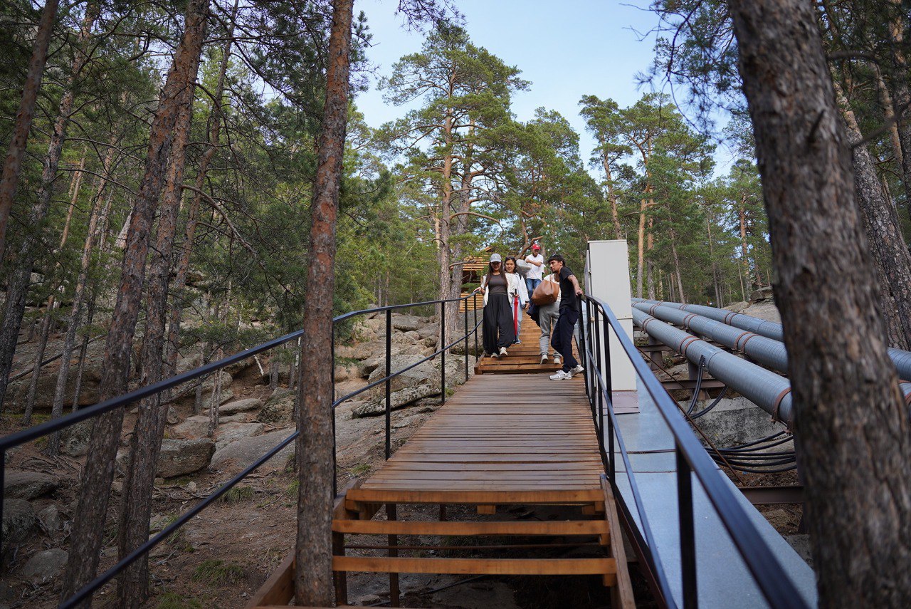 В Бурабае открыли новый экомаршрут с элементами геймификации