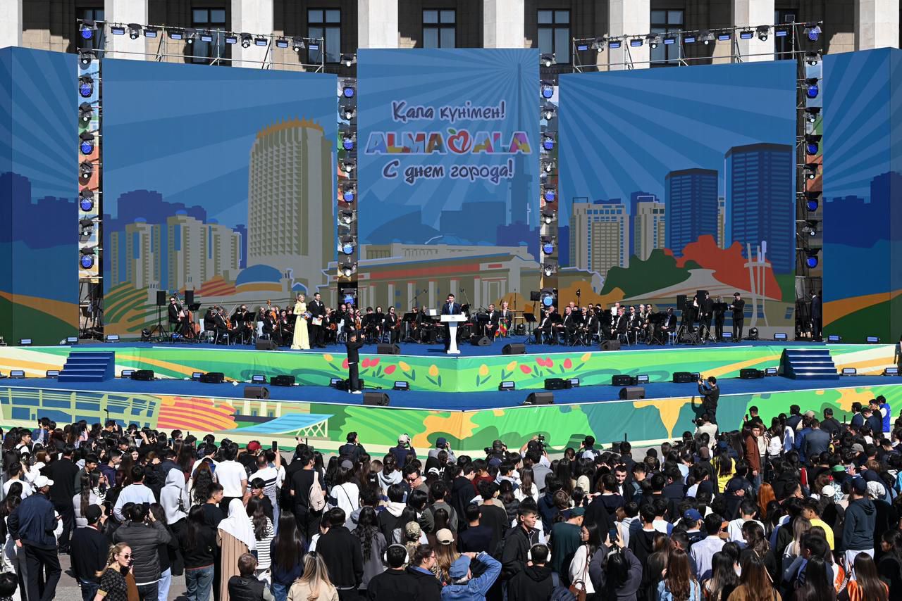 Более полумиллиона человек приняли участие в праздновании Дня города в Алматы