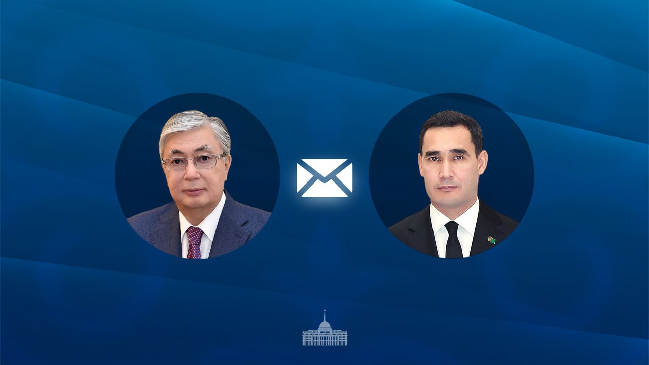 Президент Токаев поздравил народ Туркменистана с Днем независимости