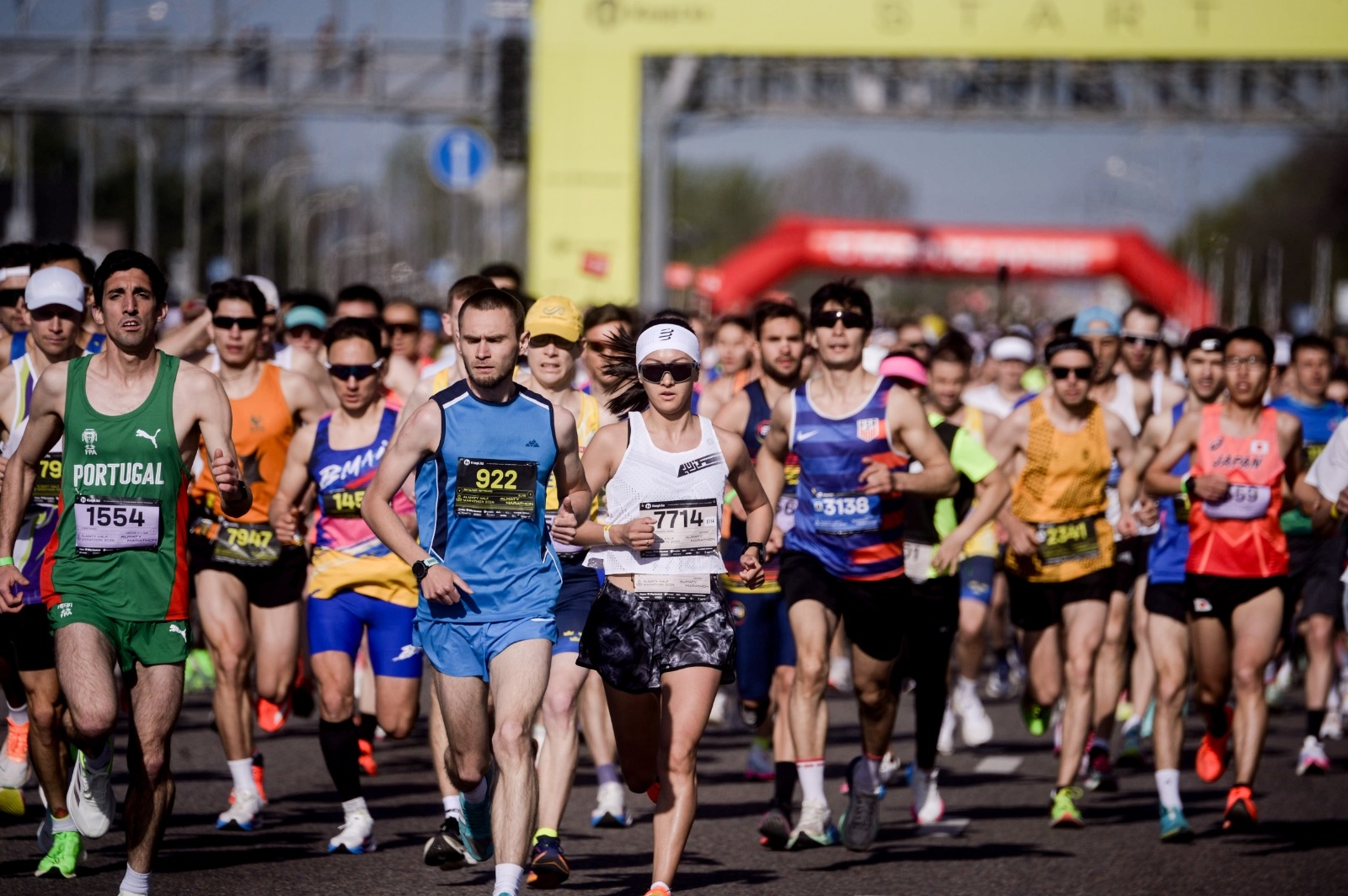 В связи с Алматы марафоном 27-28 сентября будет перекрыто несколько улиц.