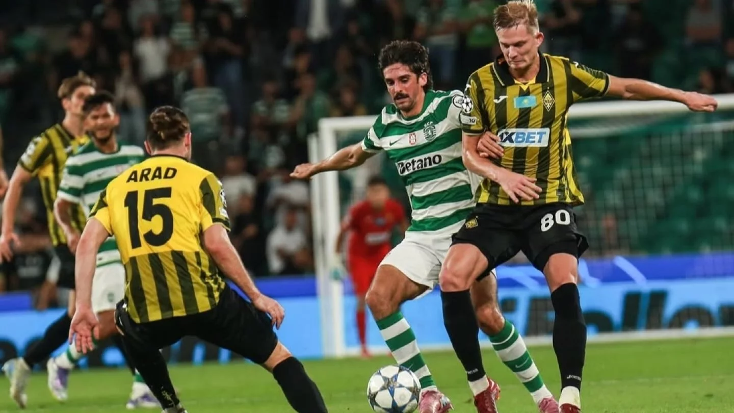 «Кайрат» проиграл португальскому «Спортингу» со счетом 1:4