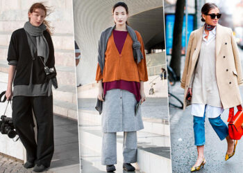 При многослойном стиле одежды следует учитывать следующее:

*   **Сочетание цветов и текстур:** Важно, чтобы слои одежды гармонировали друг с другом по цвету и фактуре. Экспериментируйте с контрастными или комплементарными цветами, а также с различными материалами (например, шелк под шерстью, хлопок под денимом).
*   **Баланс объемов:** Если один слой одежды объемный (например, свитер), то другие слои должны быть более прилегающими, чтобы избежать громоздкости. И наоборот, под объемную верхнюю одежду можно надеть более тонкие вещи.
*   **Функциональность:** Каждый слой должен выполнять свою функцию. Базовый слой (например, термобелье или тонкая футболка) отвечает за тепло и комфорт, средний слой (свитер, кардиган) – за дополнительное утепление, а верхний слой (куртка, пальто) – за защиту от ветра и осадков.
*   **Пропорции:** Обратите внимание на то, как слои одежды соотносятся с вашей фигурой. Длина каждого элемента должна быть подобрана так, чтобы подчеркнуть достоинства и скрыть недостатки. Например, удлиненный кардиган может визуально вытянуть силуэт.
*   **Удобство движений:** Несмотря на многослойность, одежда не должна сковывать движения. Выбирайте вещи, которые хорошо сидят и не мешают вам двигаться свободно.
*   **Аксессуары:** Аксессуары (шарфы, головные уборы, перчатки) могут стать завершающим штрихом многослойного образа и добавить ему индивидуальности.
*   **Повод:** Многослойность подходит для разных ситуаций, но важно адаптировать ее к конкретному случаю. Для офиса подойдут более сдержанные сочетания, а для прогулки – более свободные и яркие.