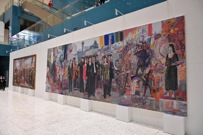 В Национальном музее проходит выставка Ерболата Толепбая