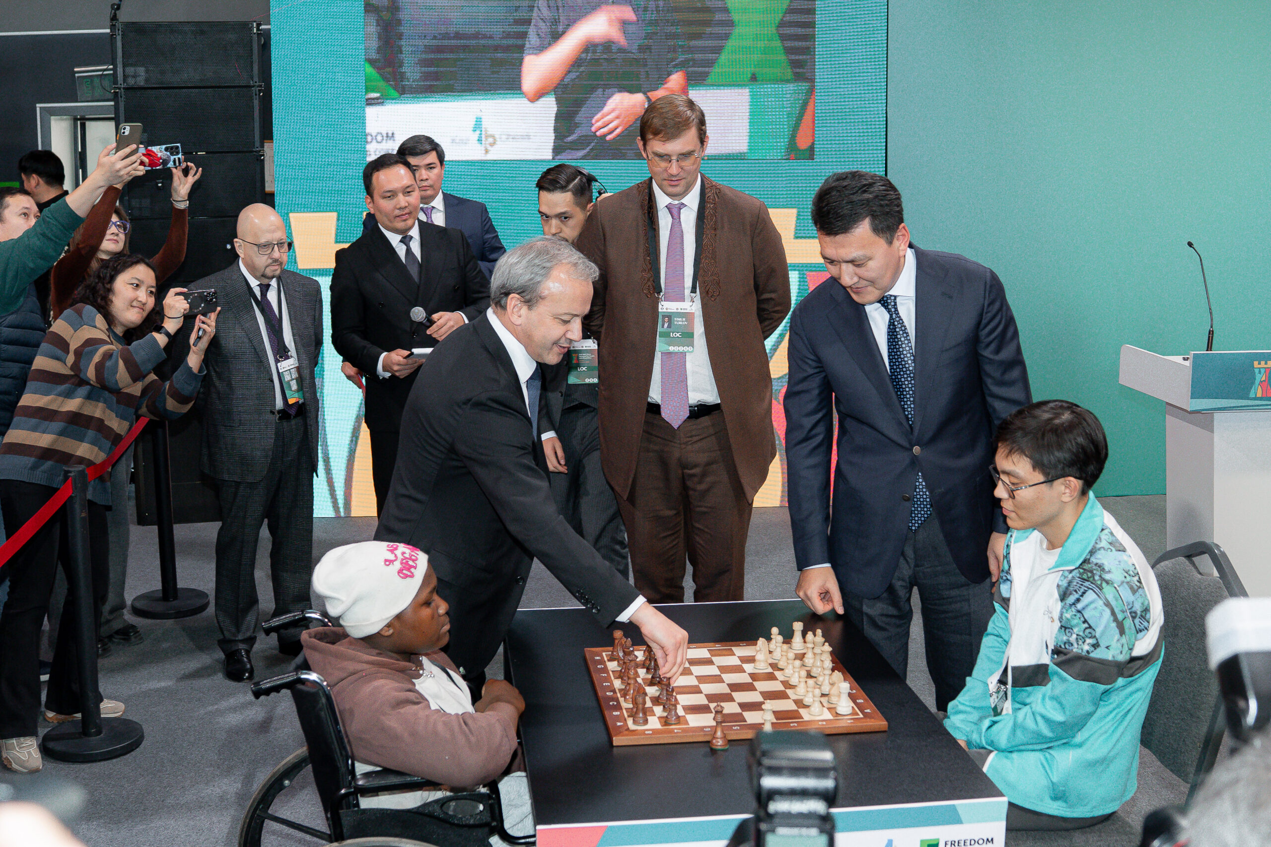 Казахстан становится центром инклюзивного спорта: в Астане проходит шахматная Олимпиада для людей с особыми потребностями.