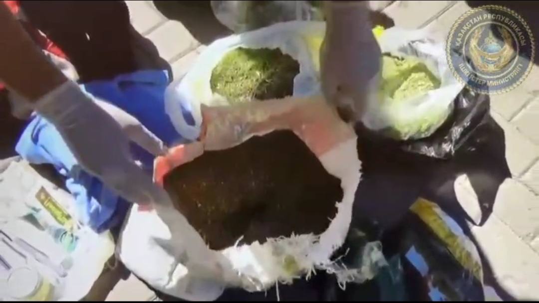 В Караганде пенсионер задержан с наркотиками в особо крупном размере