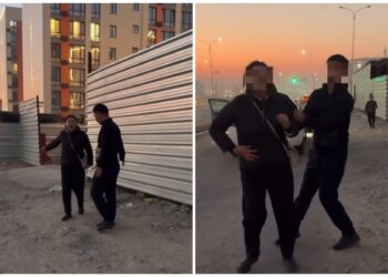 Сеть потрясло видео: женщина остановила мужчину, который применял силу к жене