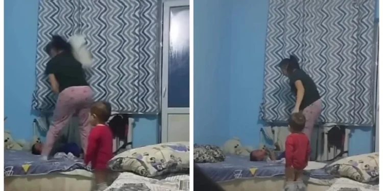 Жительница Жаркента, привязавшая ребёнка к батарее и жестоко избившая его, взята под стражу