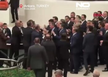 В парламенте Турции произошла массовая драка из-за нового министра