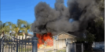 Дом казахстанского спортсмена сгорел в Лос-Анджелесе