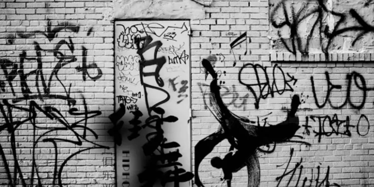 В Шымкенте задержан автор граффити с рекламой наркотиков